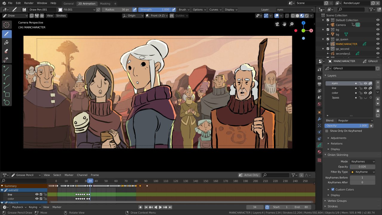 Story Art and Drawing - Download Blender
