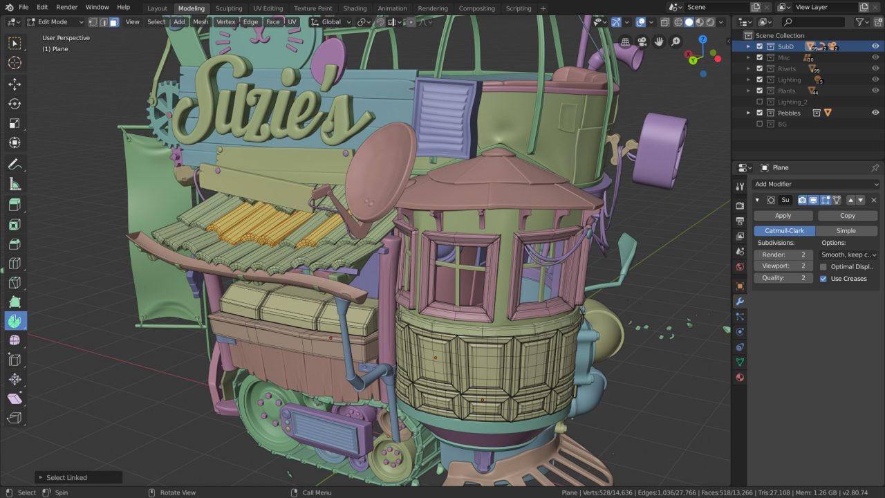 Modeling and Sculpting - Download Blender